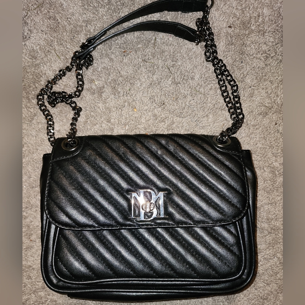 BADGLEY MISCHKA Diagonal Quilt Convertible Crossbody Bag